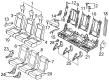 2016 Ford Transit-350 HD Seat Cushion Diagram - CK4Z-9966801-P