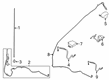 2017 Ford F-250 Super Duty Antenna Cable Diagram - LC3Z-18812-F