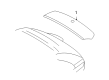 2010 Lincoln MKX Spoiler Diagram - 9T4Z-7844210-D