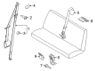 2008 Ford E-150 Seat Belt Diagram - 9C2Z-16611B68-AA