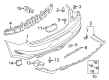 2017 Ford Mustang Bumper Reflector Diagram - FR3Z-15A449-A