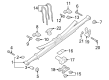 2024 Ford F-350 Super Duty Bump Stop Diagram - HC3Z-4730-B