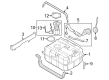 Ford E-350 Super Duty Fuel Tank Strap Diagram - 9C2Z-9092-A