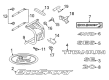 2019 Ford Police Interceptor Utility Emblem Diagram - FB5Z-9942528-D