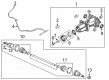 2018 Lincoln MKC Axle Shaft Diagram - EJ7Z-4K138-E