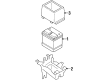 2001 Mercury Villager Battery Tray Diagram - XF5Z-10732-AA