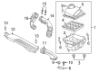 2021 Ford Bronco Sport Air Intake Coupling Diagram - LX6Z-9B659-L