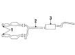 1994 Lincoln Town Car Exhaust Pipe Diagram - F4VY5246A