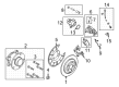 2023 Ford Maverick Wheel Hub Diagram - NZ6Z-1104-B