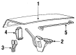 Mercury Topaz Weather Strip Diagram - FO3Z5443720A