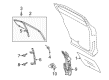 Ford Police Interceptor Sedan Window Run Diagram - AG1Z-5425766-C