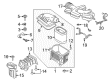 2018 Ford F-350 Super Duty Air Filter Box Diagram - HC3Z-9600-F