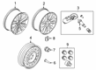 Lincoln Spare Wheel Diagram - EJ7Z-1007-J