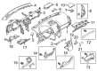 2018 Ford Police Interceptor Utility Steering Column Cover Diagram - DB5Z-7804459-BB