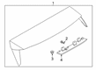 Ford Explorer Spoiler Diagram - LB5Z-7844210-AA