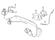 2002 Ford Explorer Sport Trac Speedometer Cable Diagram - 1L5Z-9A825-BA