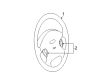 2006 Ford Escape Steering Wheel Diagram - 7L8Z-78043B13-NC