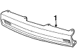 1998 Mercury Villager Grille Diagram - F6XZ-8200-BAW