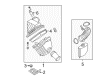 2006 Ford Five Hundred Air Intake Coupling Diagram - 6F9Z-9B659-A