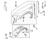 Ford Fender Diagram - AL3Z-16005-A