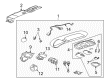 2004 Ford Excursion Dome Light Diagram - F75Z-13761-AB