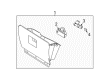 2014 Ford Expedition Glove Box Diagram - 7L1Z-7806024-BA