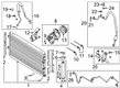 Ford Mustang A/C Condenser Diagram - JR3Z-19712-A