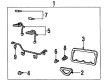 Mercury Mystique Light Socket Diagram - F5RY-13K371-A