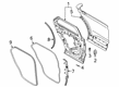 2023 Lincoln Aviator Weather Strip Diagram - LC5Z-7828124-B