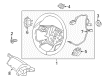 Ford Escape Steering Wheel Diagram - CJ5Z-3600-DD