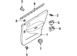 1997 Mercury Tracer Weather Strip Diagram - F7CZ-5425860-AA