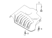 2015 Ford Special Service Police Sedan Engine Cover Diagram - BB5Z-6A949-C