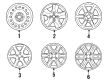 2000 Mercury Cougar Lug Nuts Diagram - F9RZ-1012-BA