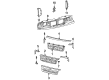 1994 Ford Ranger Grille Diagram - F37Z-8200-AA