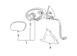 2006 Mercury Mariner Car Mirror Diagram - YL8Z-17K707-CA