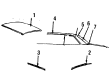 Ford F-250 Super Duty Transfer Case Shim Diagram - E5TZ-4067-AM