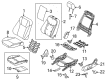 2016 Ford Fiesta Seat Cover Diagram - F2BZ-5462901-CA