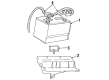 1996 Ford Windstar Battery Tray Diagram - F68Z10732A