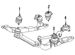 1994 Ford Taurus Motor And Transmission Mount Diagram - F4DZ-6038-A