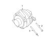 2008 Mercury Milan Alternator Diagram - 6E5Z-10346-BA