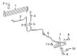 Lincoln Automatic Transmission Oil Cooler Line Diagram - FL1Z-7C410-A