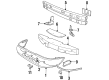 Lincoln Continental Bumper Diagram - F5OY17757A