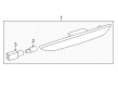 2017 Ford Mustang Side Marker Light Diagram - FR3Z-15A201-A