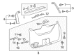 2023 Lincoln Navigator Door Handle Diagram - KL1Z-7846404-AF