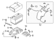 Lincoln Battery Tray Diagram - GD9Z-10732-A