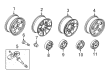 2016 Ford F-250 Super Duty Wheel Cover Diagram - FC3Z-1130-C