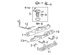 Mercury Mountaineer Fuel Tank Skid Plate Diagram - 1L2Z-9A147-AD