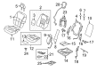 Lincoln Seat Cover Diagram - 7A1Z-7862900-BC