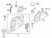 2022 Ford Transit Connect Cup Holder Diagram - DT1Z-5413562-AD