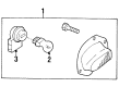 Ford Escort Back Up Light Diagram - F8CZ-15500-AB